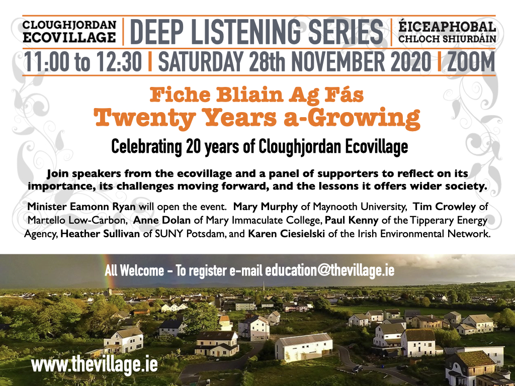 Listen to Twenty Years a-Growing | Celebrating 20 Years of Cloughjordan Ecovillage